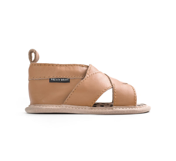 Pretty Brave - Cross-Over Sandal Tan