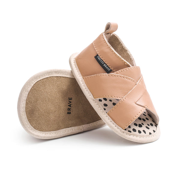 Pretty Brave - Cross-Over Sandal Tan