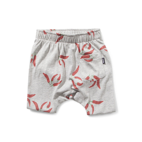 Mini Munster - Red Hot Chilli Short (Grey Marle)