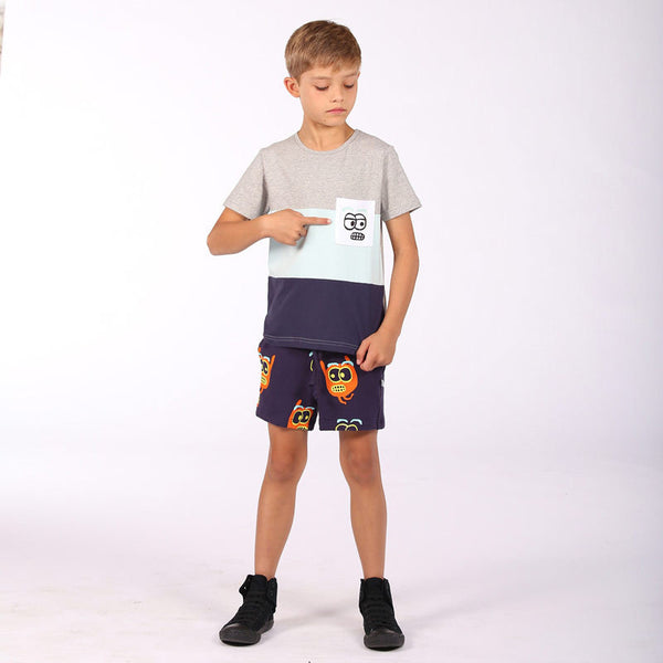 Littlehorn - Blob Pocket Tee - Multi