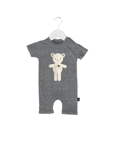 Huxbaby Heart Bear Short Romper