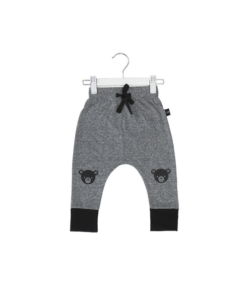 Huxbaby Bear Legs Drop Crotch Pant - Grey