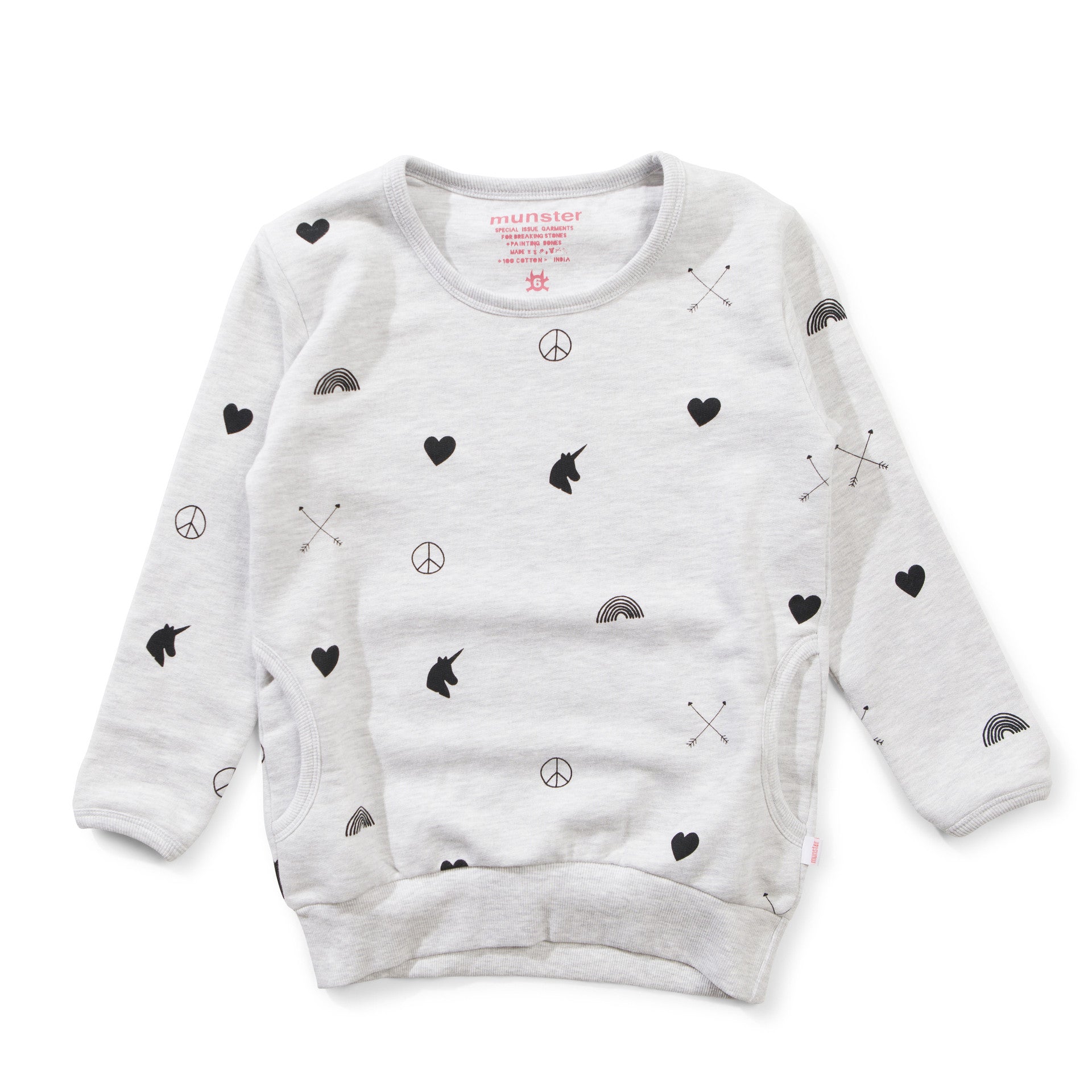 Missie Munster - Love Arrow Jumper (Snow Marle)