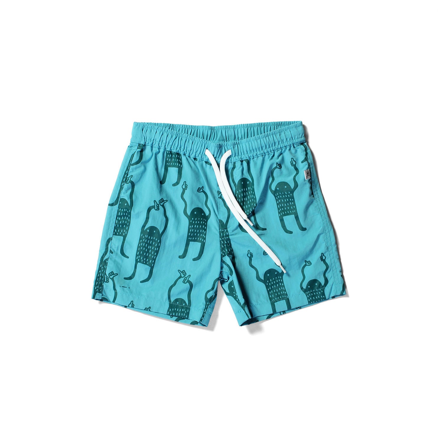 Littlehorn - Thumbs Up Boardies - Light Blue