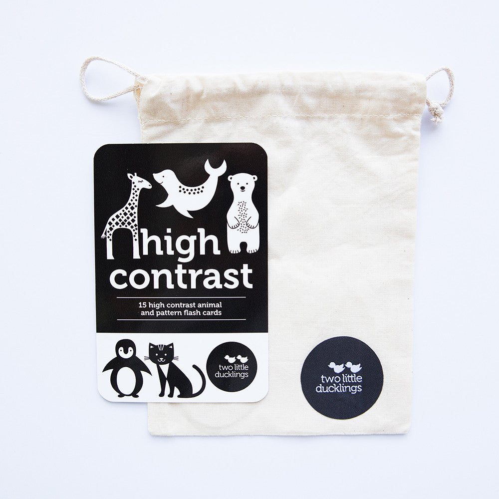 Two Little Ducklings - High Contrast Flash Cards