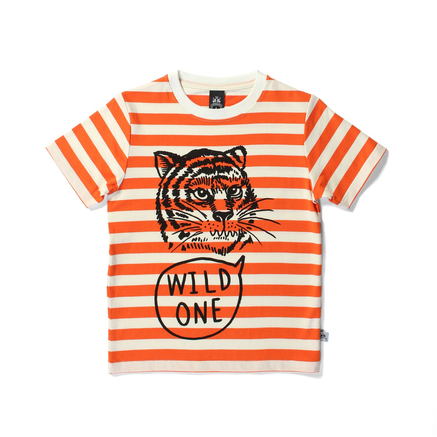 Littlehorn - Wild One Tee - Orange Stripe