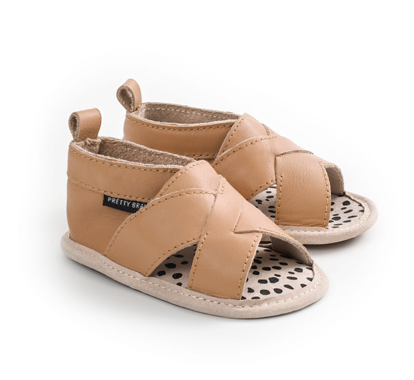 Pretty Brave - Cross-Over Sandal Tan