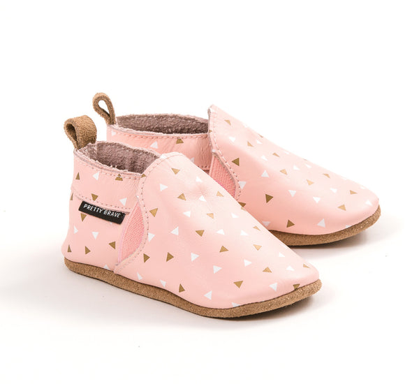 Pretty Brave -Slip-on Blush with Triangles