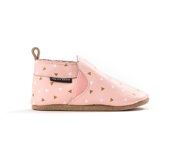 Pretty Brave -Slip-on Blush with Triangles