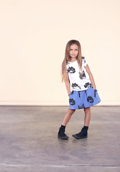 Minti Baby - Animal Heroes Domed T-Shirt (White)