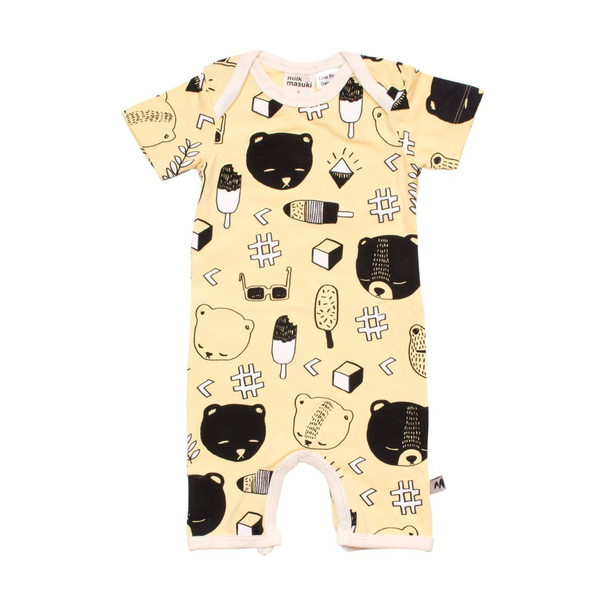 Milk and Masuki - Short Sleeve Button All