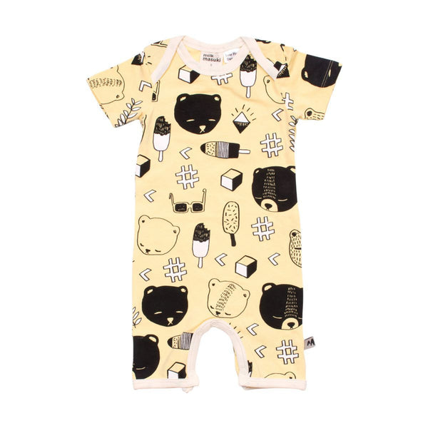 Milk and Masuki - Short Sleeve Button All