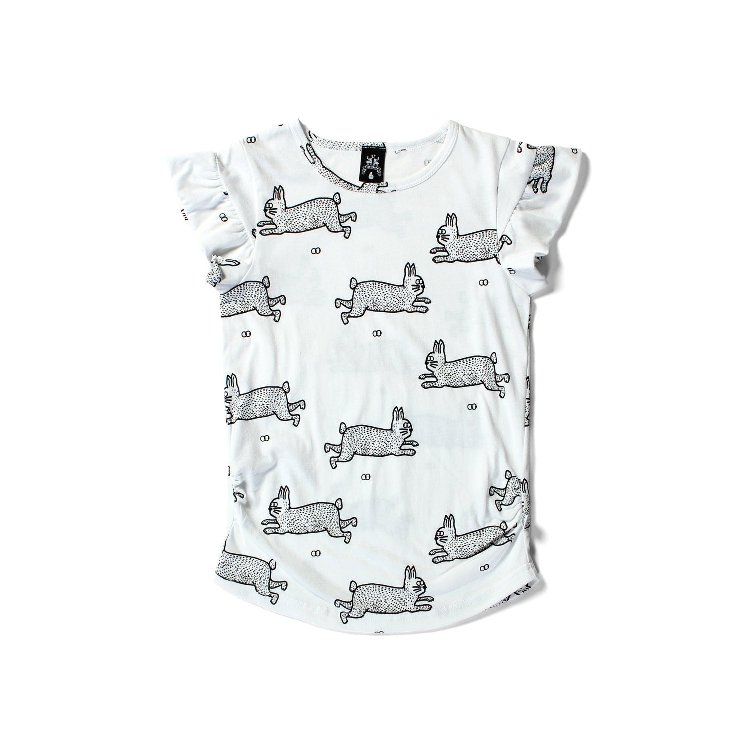 Littlehorn - Rabbits Tee - White